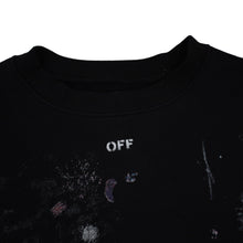 Load image into Gallery viewer, Off White Galaxy Crewneck Sweatshirt - XS
