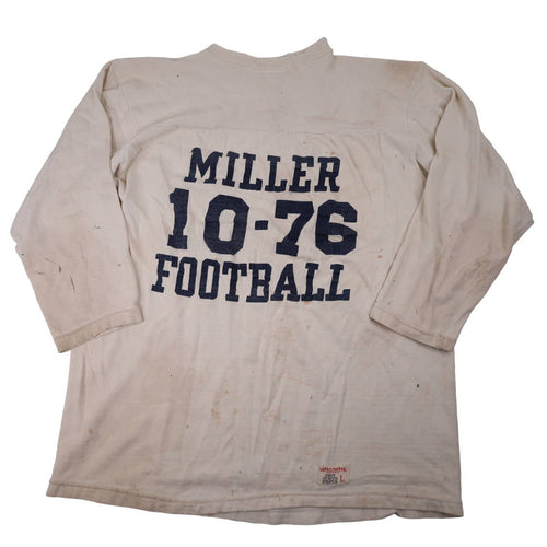 Vintage Distressed Wilson Miller Football Athletic Shirt - L