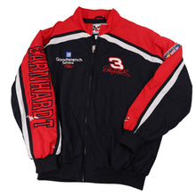 Load image into Gallery viewer, Vintage Chase Authentics Dale Earnhardt Man in Black Embroidered Jacket - L