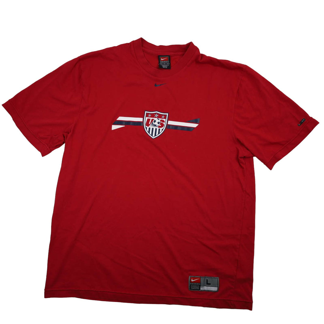 Vintage Nike Team USA Soccer Dri-fit T Shirt - L