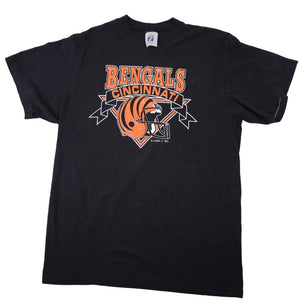 Vintage Logo 7 Cincinnati Bengals Graphic T Shirt - L