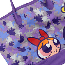 Load image into Gallery viewer, Vintage 2002 Power Puff Girls Camo Graphic Tote Bag - OS