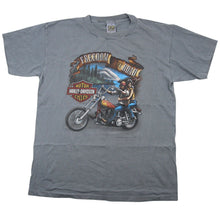 Load image into Gallery viewer, Vintage Harley Davidson 3D Emblem "Freedom of the Road" Graphic T Shirt - L