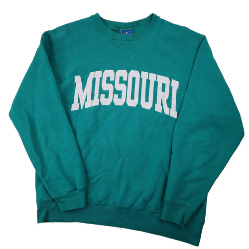 Vintage Champion Reverse Weave Missouri Spellout Graphic Sweatshirt