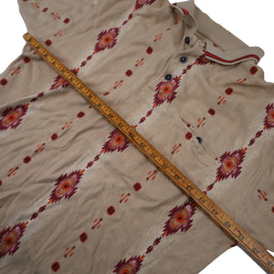 Vintage Wrangler Allover Southwestern Print Polo Shirt - M