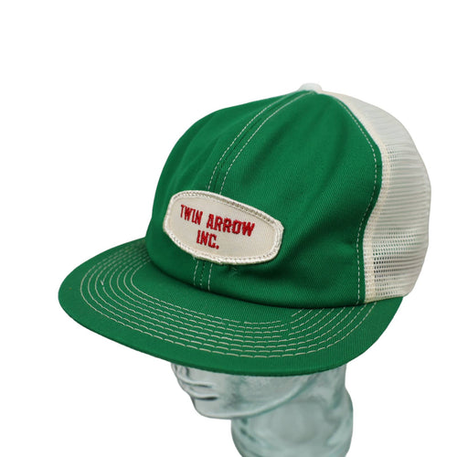 Vintage K-products Twin Arrow Inc. Patch Mesh Trucker Hat - OS