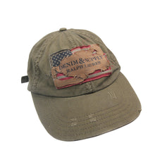 Load image into Gallery viewer, Denim &amp; Supply Ralph Lauren Factory Distressed Spellout Hat - OS