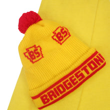Load image into Gallery viewer, Vintage Bridgestone Tires knit Beanie Scarf Set - OS