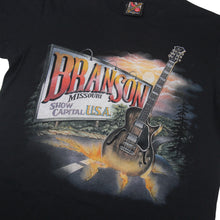 Load image into Gallery viewer, Vintage 3D Emblem Branson Missouri "Show Capital USA" Graphic T Shirt - M