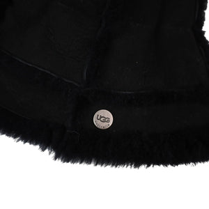 Ugg Sheepskin Leather Sherling Lined Hat - OS