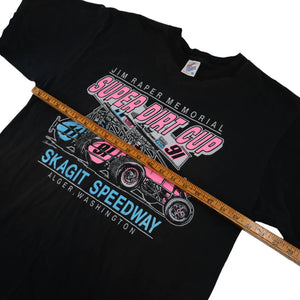 Vintage 90s Super Dirt Cup Racing Graphic T Shirt - XL