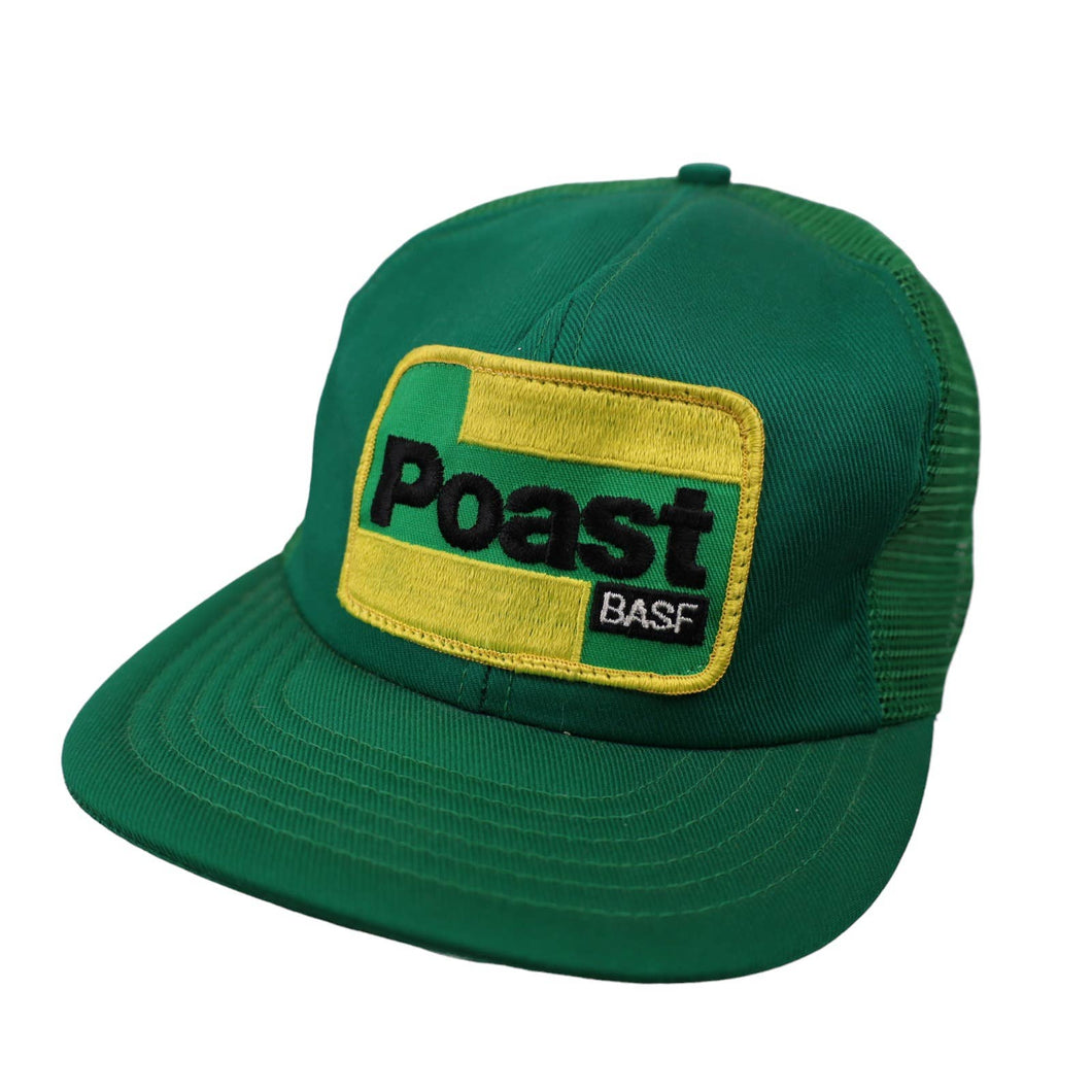 Vintage Poast Basf Herbicide Patch Agriculture Farming Mesh Trucker Hat - OS