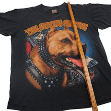 Load image into Gallery viewer, Vintage 3D Emblem The Strong Survive Pitbull T Shirt