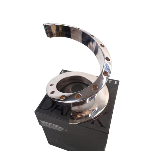 Vintage MCM Dansk Jens Quistgaard Design Silver Plated Spiral Candle Holder - OS