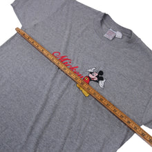 Load image into Gallery viewer, Vintage Disney Mickey Mouse Spellout Embroidered T Shirt  - L