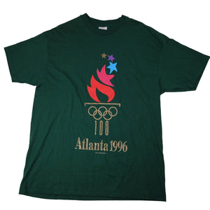 Vintage 1996 Atlanta USA Olympics Graphic T Shirt - XL