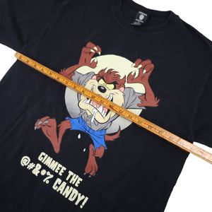 Vintage Looney Tunes Taz Halloween Graphic T Shirt - L