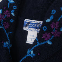 Load image into Gallery viewer, Vintage Pendleton Floral Trip Wool Cardigan Sweater - S