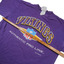 Load image into Gallery viewer, Vintage 1996 Logo Athletics Minnesota Vikings Graphic T Shirt - L
