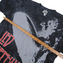 Load image into Gallery viewer, Vintage Liquid Blue Led Zepplin Graphic T Shirt - M