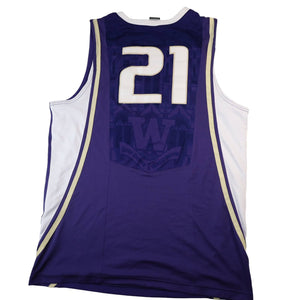 Vintage Nike Washington Huskies All Sewn Basketball Jersey - XL