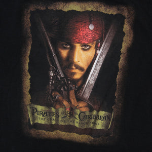 Vintage Disney Pirates of the Caribbean The Curse of the Black Pearl T Shirt - XL