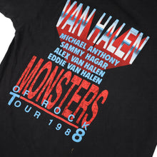 Load image into Gallery viewer, Vintage 1988 Van Halen Monsters of Rock Tour T Shirt - L