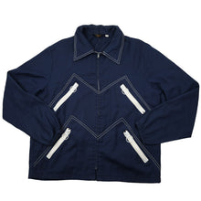 Load image into Gallery viewer, Vintage Sir Jac Multi Zipper Shirt Jacket - L