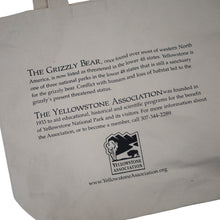 Load image into Gallery viewer, Vintage Yellowstone Grizzly Bear Graphic Tote Bag - OS