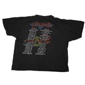 Vintage 2002 Aero Smith O'Yeah Tour Graphic T Shirt - XL