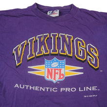Load image into Gallery viewer, Vintage 1996 Logo Athletics Minnesota Vikings Graphic T Shirt - L