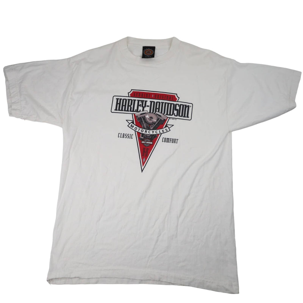 Vintage Harley Davidson  V-twin Graphic T Shirt - L