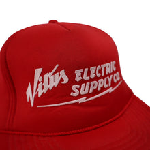 Load image into Gallery viewer, Vintage Vitus Electric Supply Co. Mesh Snapback Trucker Hat - OS