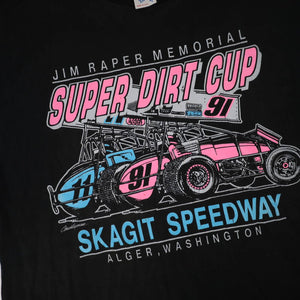 Vintage 90s Super Dirt Cup Racing Graphic T Shirt - XL
