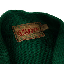 Load image into Gallery viewer, True Vintage Dehen Collegiate Letterman Dollar Sign Patch Knit Wool Sweater- WMNS S