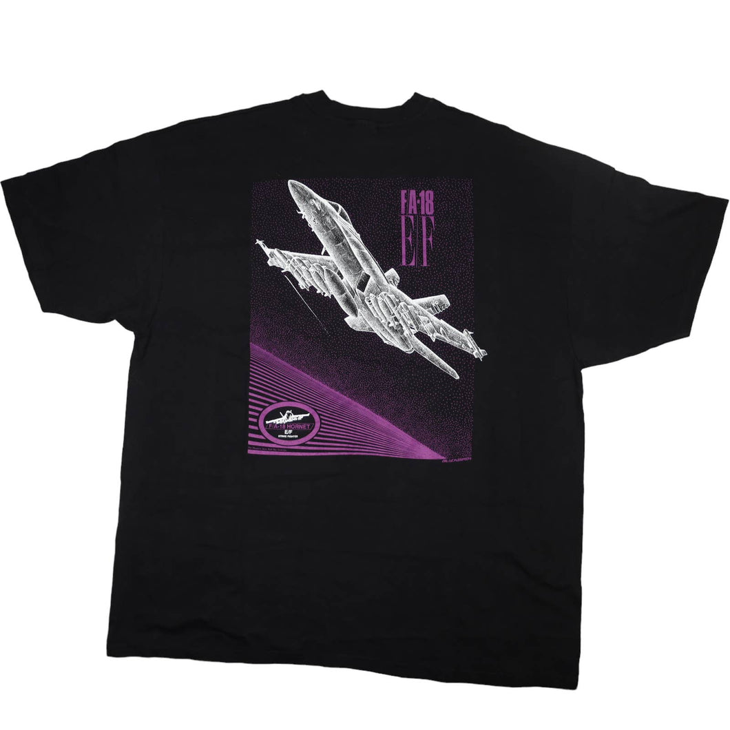 Vintage F/A-18 Hornet Graphic T Shirt - 3XL