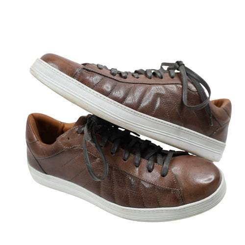 M. Gemi Italian Leather Quilted Sneakers- M10