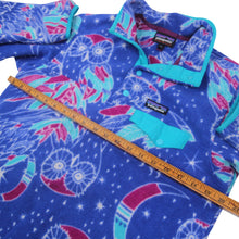 Load image into Gallery viewer, Patagonia Synchilla "Harvest Moon" Allover Owl Print Snap T Sweater - WMNS M