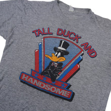 Load image into Gallery viewer, Vintage 80s Looney Tunes Daffy Duck "Tall, Duck, and Handsome" Graphic T Shirt - L