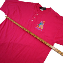 Load image into Gallery viewer, Vintage Disneyland Graphic Henley Shirt - XL