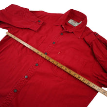 Load image into Gallery viewer, Vintage Levis Red Denim Button Down Shirt - L