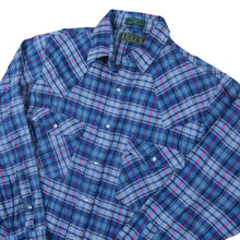 Load image into Gallery viewer, Vintage Levis Pearl Snap Down Western Flannel Shirt - M