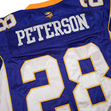 Load image into Gallery viewer, Reebok Minnesota Viking Adrian Peterson 50th Anniversary All Sewn Jersey - XL