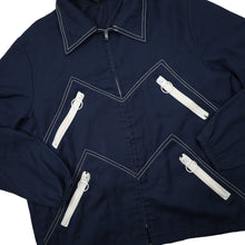 Load image into Gallery viewer, Vintage Sir Jac Multi Zipper Shirt Jacket - L
