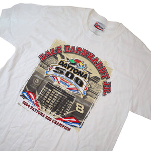 Vintage Y2k Chase Authentics Dale Earnhardt Jr. Daytona 500 Graphic T Shirt - M