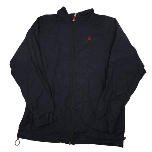 Vintage Nike Air Jordan Bred Spellout Windbreaker Jacket - XL