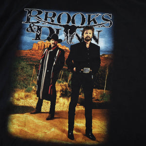Vintage Brooks & Dunn Front / Back Graphic T Shirt - XXL
