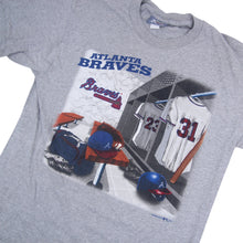 Load image into Gallery viewer, Vintage Lee Sport Atlanta Braves Locker Room Graphic T Shirt - L