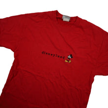 Load image into Gallery viewer, Vintage Disneyland Mickey Mouse Embroidered T Shirt - M