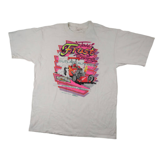 Vintage Jack Frost Drag Racing Graphic T Shirt - L
